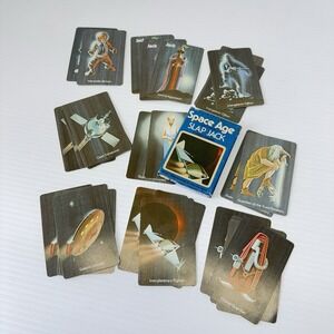 Vintage Space Age Slap Jack Card Game Russell Manufacturing 1970s complete